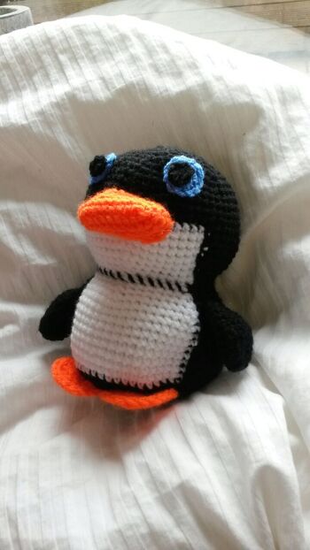 Mein Pinguin für den 1 Geburtstag für Lilie aus der Krabbelgruppe...