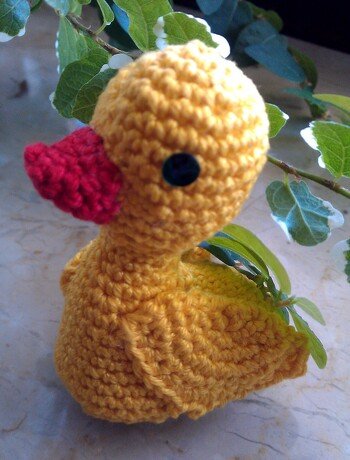 Nettes keines Küken nicht nur für Ostern, einfach und schnell hergestellt.