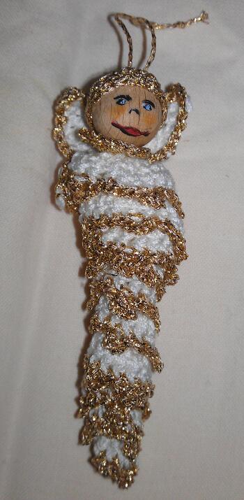 der Zapfenengel für die Weihnachtsdeko!