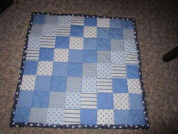 Patchwork-Krabbeldecke für meine Enkelin