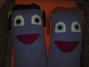 Riesensorgenfresserchen - Ideal um große und kleine Wollreste aufzubrauchen.