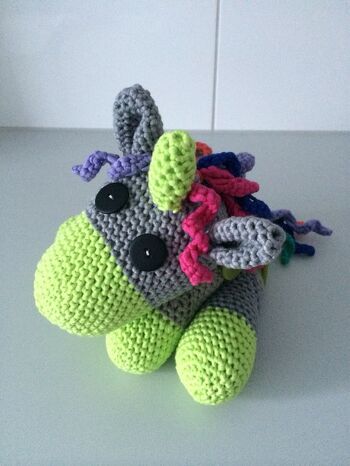 ein gehäkeltes Geburtstagsgeschenk