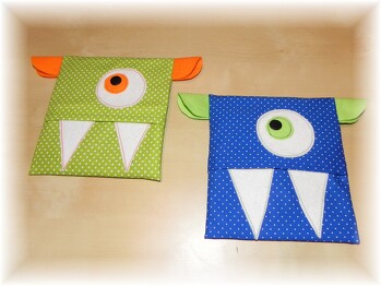 Coolpack Monster nach Anleitung von Aprilkind !
Super einfach und schnell gemacht.
Ideales Trösterchen für kleine Weh-wehchen :-)