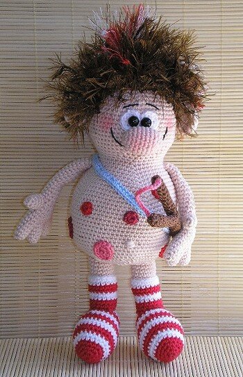 Ich habe nach einer Anleitung von Babsies Hook,
Babkteriernschleuder.