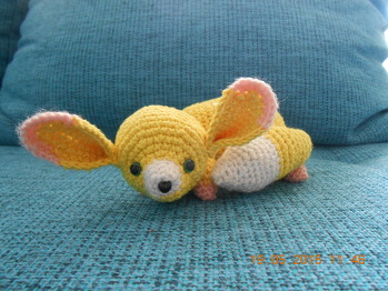 Hallo,
hier ist mein kleiner Wüstenfuchs. Ist er oder sie nicht niedlich.