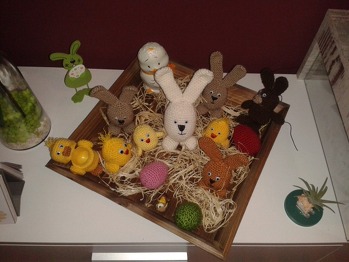 Meine ganze Hasenfamilie.