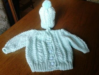 Babygarnitur in mint