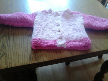 Mädchenjacke aus Kuschelwolle