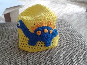 Die Dino Mütze für meinen Enkel ,