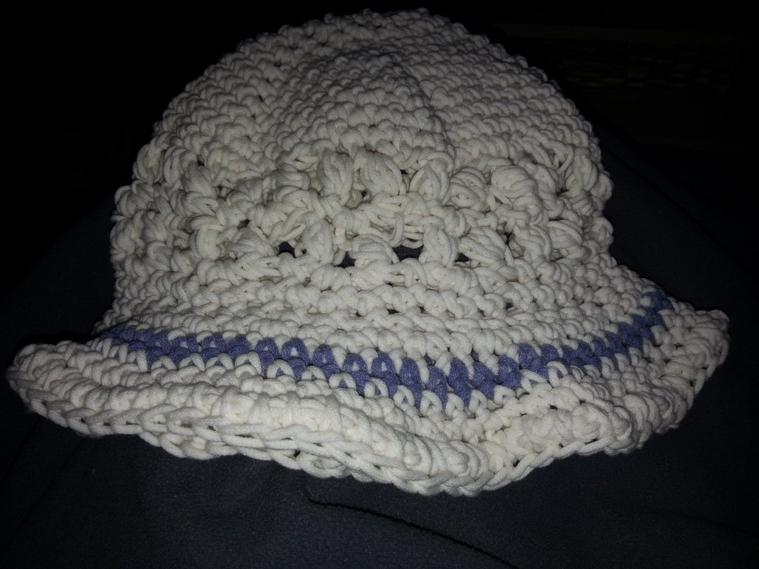 Häkelanleitung Faltbarer Sonnenhut - luftig, leicht, elastisch