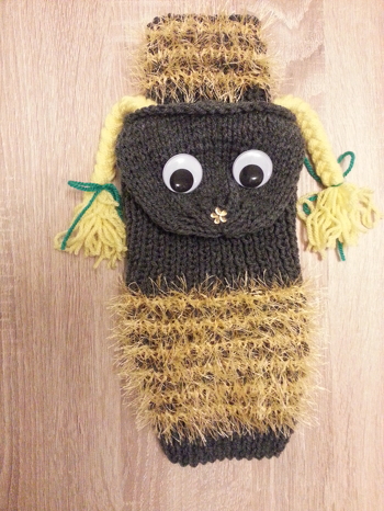 Hundepullover  selbstgestrickt für kleine Hunde