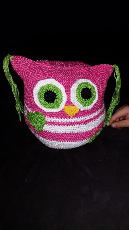 Eule - Türstopper, Kuscheltier - Häkelanleitung