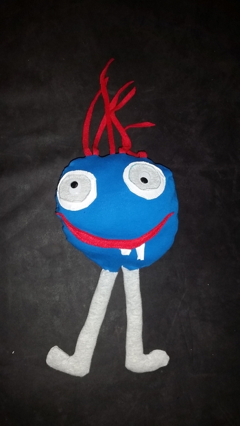 Giert habe ich es mal mit Wackelaugen probiert. ..