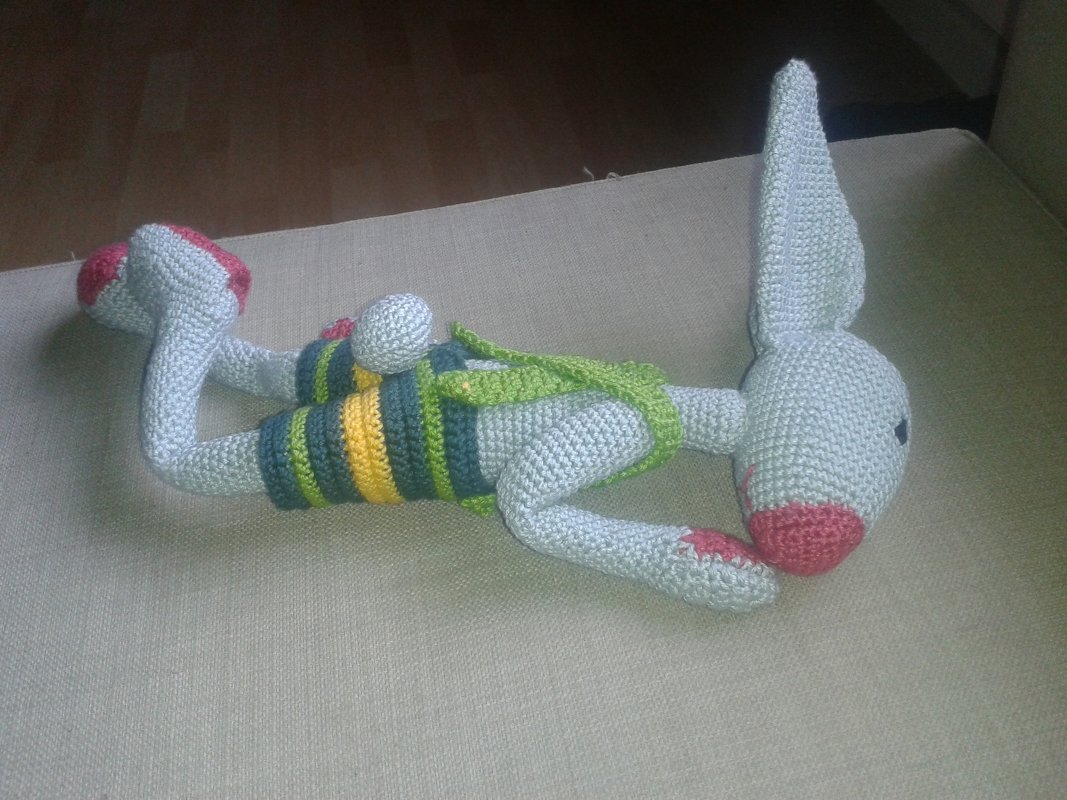 Hase mit der Rosa-Nase