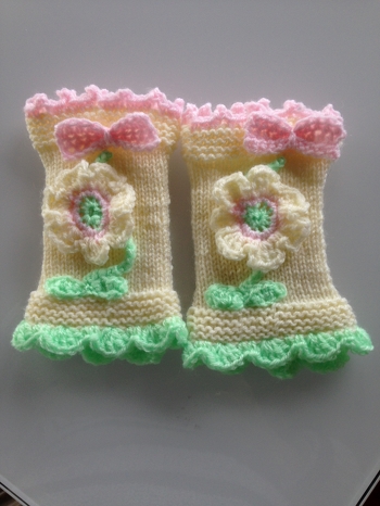 Ich habe die Schleife gehäkelt 