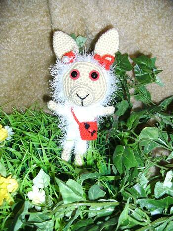 dieses süße Tierchen ist ein Entwurf von " gehäkelt von Katja " - ein sehr süßer Winzling