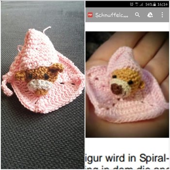 Ein winziges Schnuffeltuch