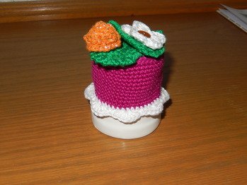 Aus dem Kopf nachgehäkelt in Anlehnung an eine Anleitung von Crochetwithlove