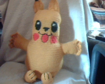 pikachu  -gehäkelt 40 cm groß