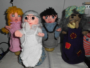 das sind meine Handpuppen