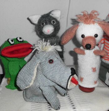 das sind meine Handpuppen