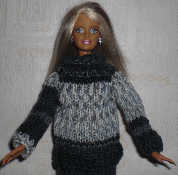 Raklan Rollkragenpullover... nur ein Werk aus meiner vielen Modewelt-Collection für diese kleinen Damen.