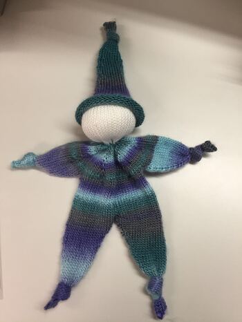 War der Wunsch meiner Tochter,
-super easy zu stricken.
schnell gemacht - auch aus Wollresten