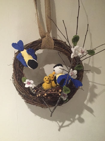 Dieser Kranz hat mir viel Freude gemacht beim häckeln. Die Anleitung war leicht erklärt und gut zum nacharbeiten! Von dadade