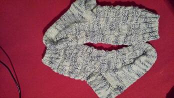 Socken mit Muster ... gemacht für eine Spendenaktion für ein Kinderhospiz
