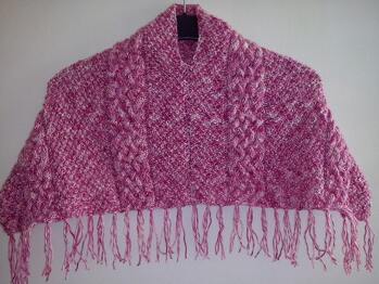 Zwergenponcho mit Franzen