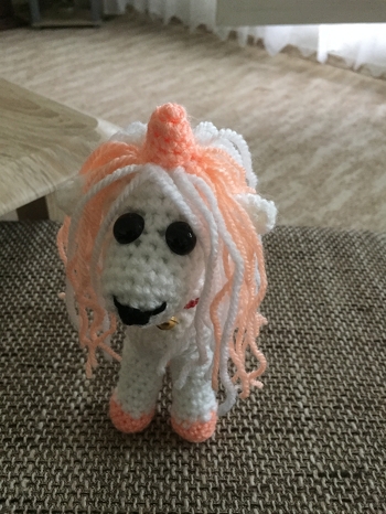 Das kleine Einhorn von gehaekeltvonkatja für meine enkelin,ist leicht anzufertigen , es hat richtig Spass gemacht, danke Katja