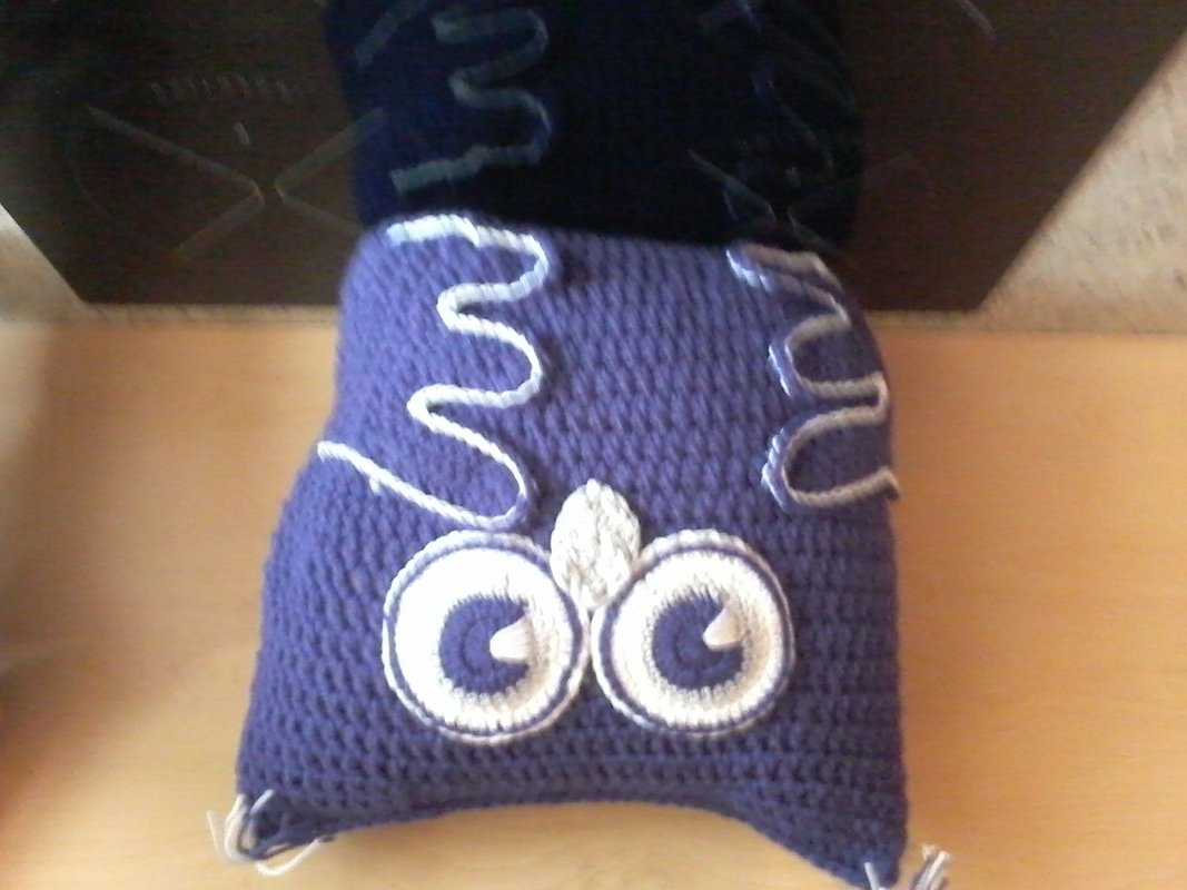 Eulenkissen Häkelanleitung