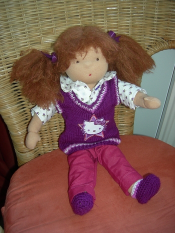 Meine erste Waldorfpuppe.