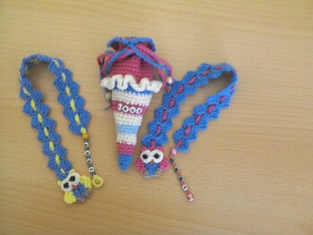 Zuckertüte und Lesezeichen waren sehr gut beschrieben.