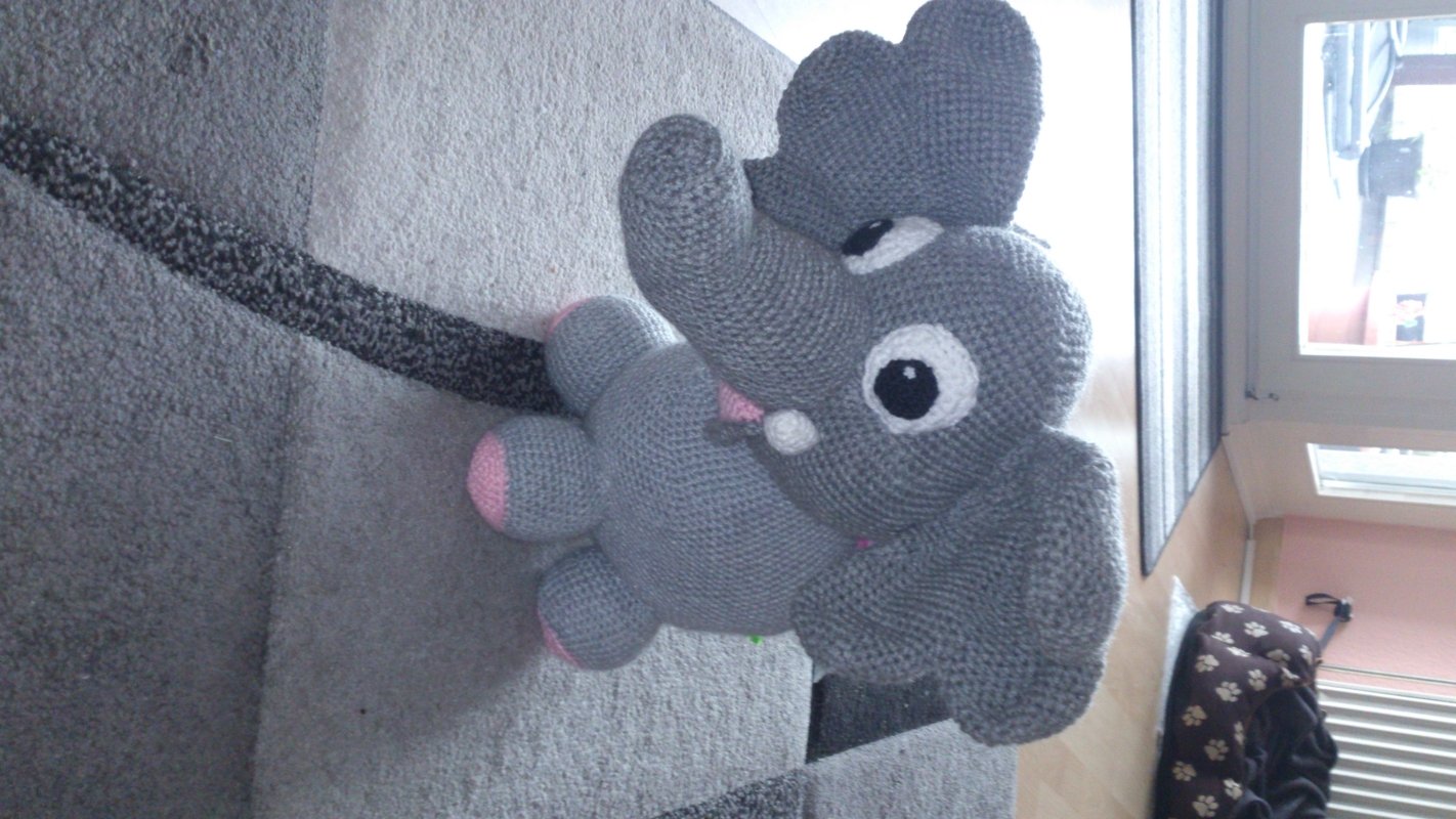 Häkelanleitung Elfi der Elefant