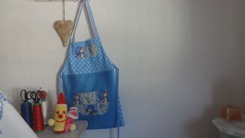 eine Wendeschürze für den malunterricht