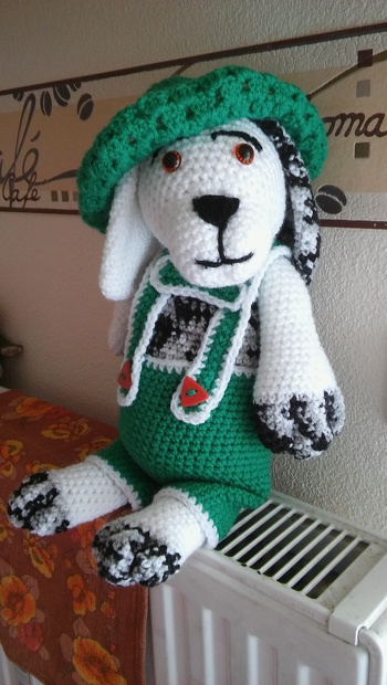 Mein Freund der Dalmatiner hat Spaß gemacht ihn zu häkeln. ich hatte nur eine Strickanleitung.