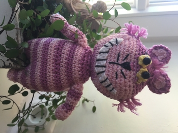 und fertig, ich nin begeistert und stolz auf mein erstes Amigurumi 