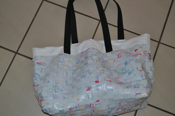 Diese Tasche war mal eine Tischdecke... :-D