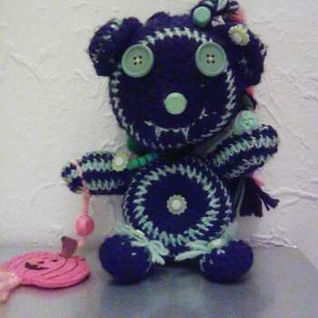 Erstes Monster für mein kleines Monster. Wird seit zwei jahren heiss und innig gekuschelt.
Halloween Vampier