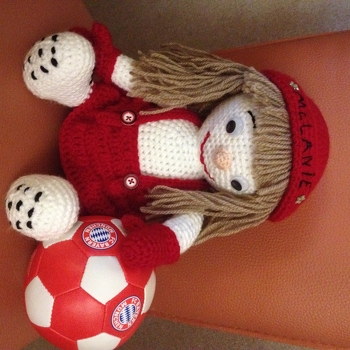 Mit etwas Phantasie,habe ich ein Bayernfan gemacht.Ist gar nicht schwer ...