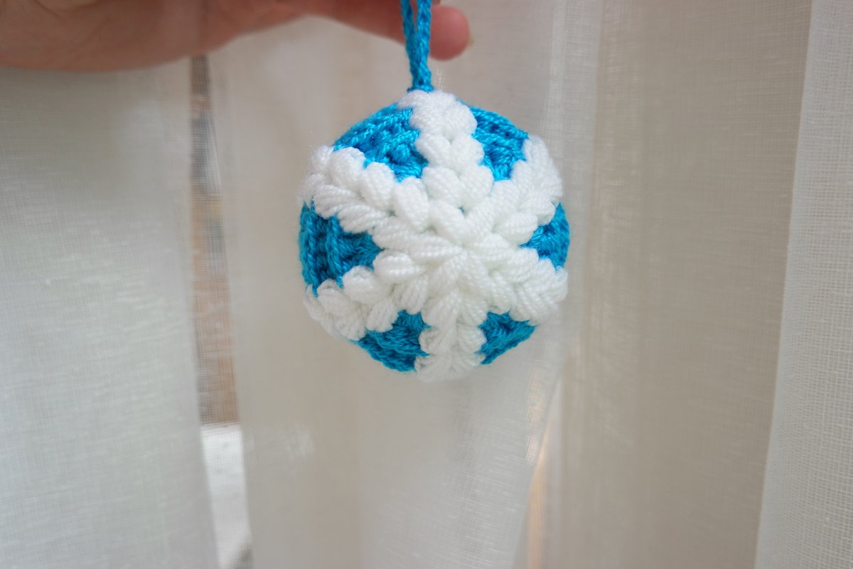 Gehäkelte Weihnachtskugeln, Christbaumschmuck, Weihnachtsbaumschmuck, Tannenbaumschmuck