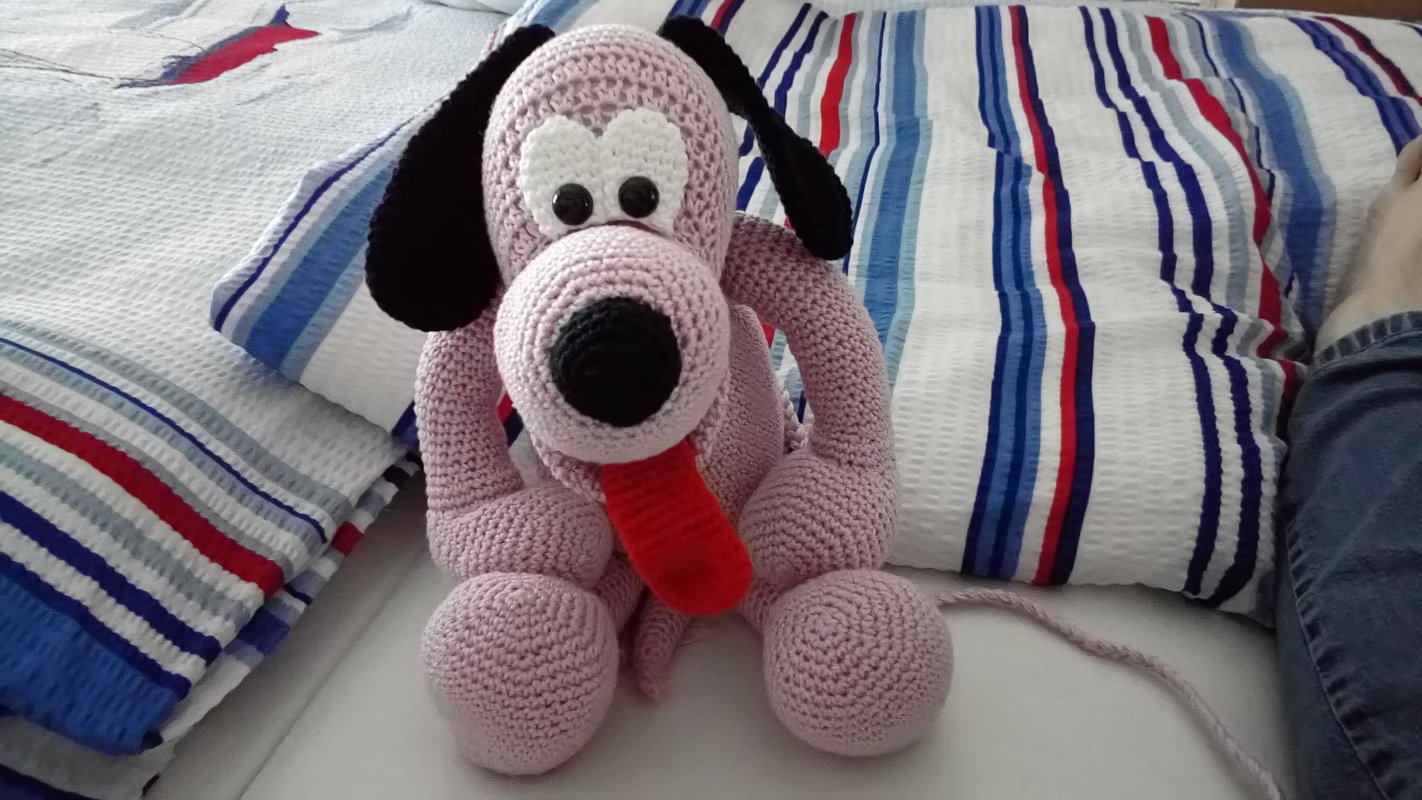 Häkelanleitung Schnuffelhund Othello