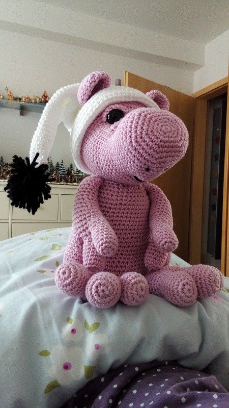 Häkelanleitung Nils Nase