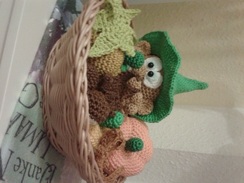 Mein Herbstkoerbchen. Die Anleitungen dazu waren super.