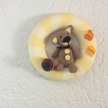 Mein Teddy-Wandkranz