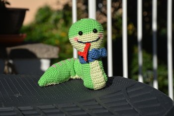 Wurde nur nach einem Foto nachgearbeitet und hat viel Spaß gemacht. Im Innern befindet sich ein Drahtgestell