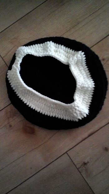 Baskenmuetze gehaekelt