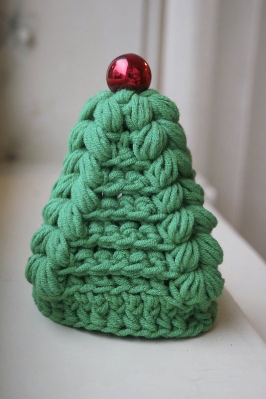 Gehäkelter Christbaum. Anleitung mit Video. Sehr schnell, sehr einfach.