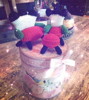 Minimöbel gehäkelt